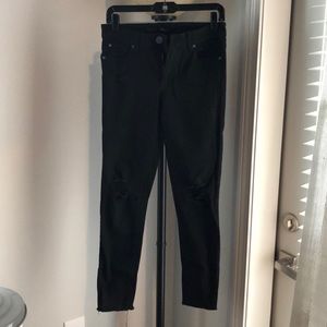 STS Blue black distressed denim - 25